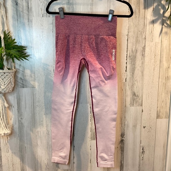 Gymshark Pink Ombré Legging - Picture 1 of 12